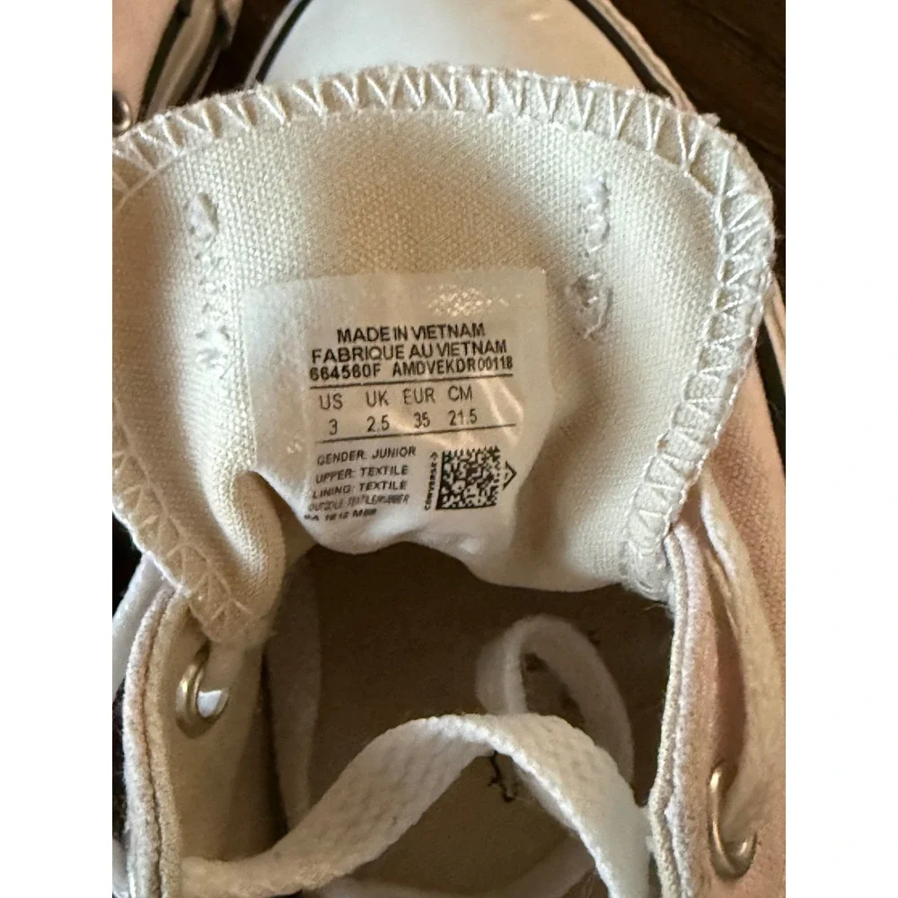 Converse Chuck Taylor All Star Kids Size 3 Pink Low Top Sneakers 664580F